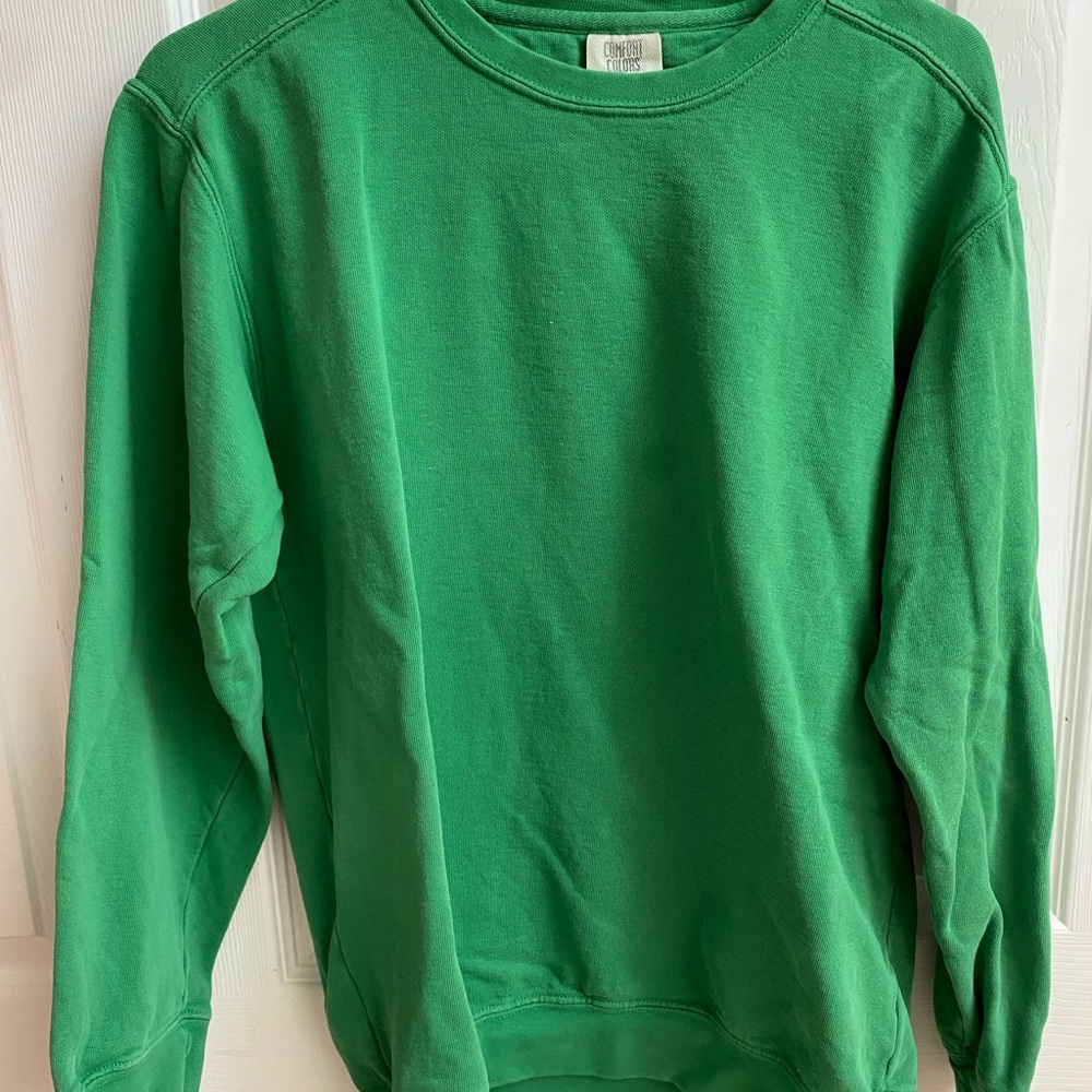 Comfort Colors Vibrant Green Women's Hoodie
